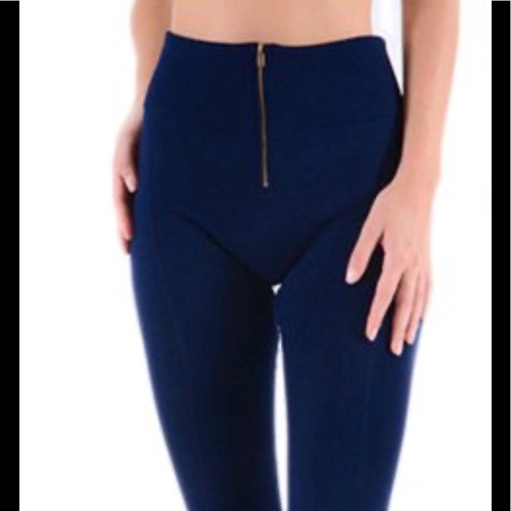 H 2 Gear-Navy lined leggings-S/M New with tags